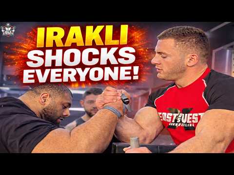 Irakli shocks the armwrestling world