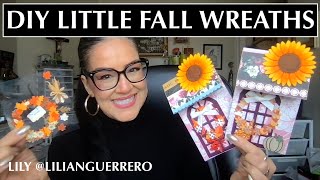 Make Your Own Tiny FALL Wreath for Little House Envelope Pockets