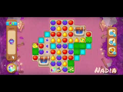 Gardenscapes Level 12077🥀. No Boosters used