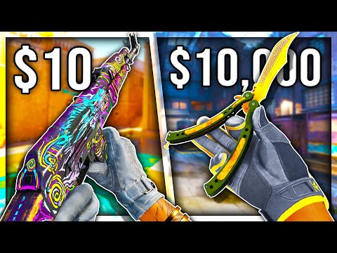 $10 vs $10,000 CS2 Loadouts!