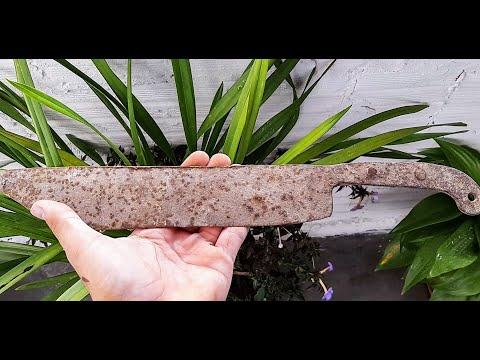 Old machete restauration | Super rusty machete