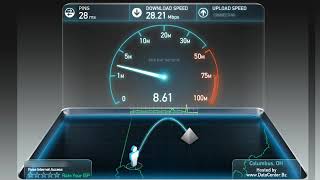 Cincinnati Bell Fioptics Speed Test