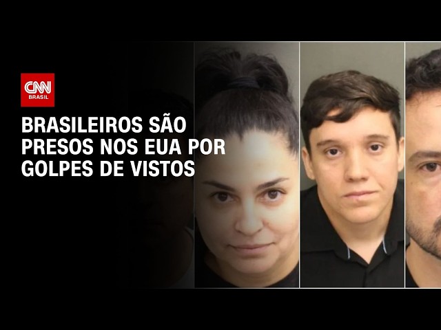 Quadrilha de brasileiros é presa nos EUA por golpes de vistos a imigrantes  | CNN PRIME TIME
