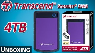 Transcend StoreJet 25H3 4 TB (TS4TSJ25H3B) - відео 2