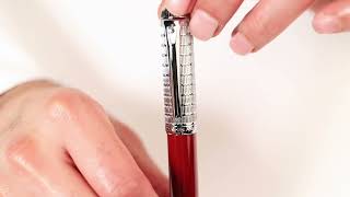 قلم آر دو دهنج D عنابي 130