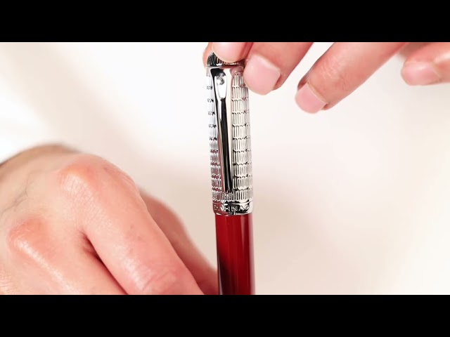 قلم آر دو دهنج D عنابي 130