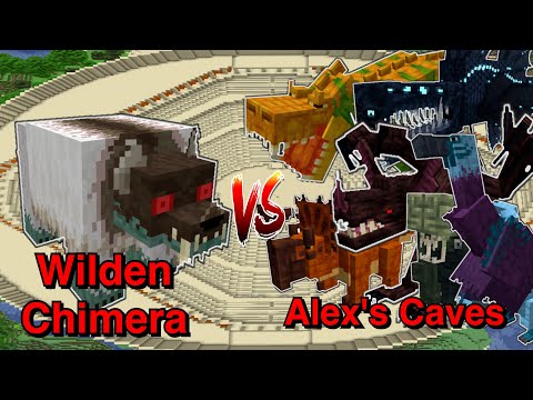 EPIC Mobs Battle: Wilden Chimera vs Alex's Caves!