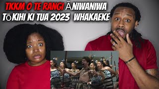 🇳🇿 American Couple First Time Seeing Haka: TKKM o Te Rangi Āniwaniwa | Tōkihi Ki Tua 2023 | Whakaeke