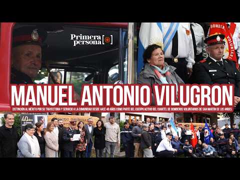 ¡EMOCIONANTE! MANUEL VILUGRON, ORGULLO DE BOMBEROS en San Martín de los Andes | Distinguido en el CD