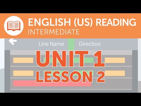 English Intermediate Trains and Stations Reading Practice