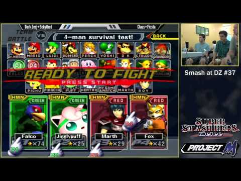 Dark Zeej + Schythed VS Clause + Fiesta - Smash at DZ #37 Melee Doubles