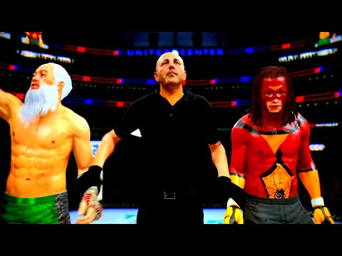 Old Bruce Lee vs. Jessica Drew - EA sports UFC 4