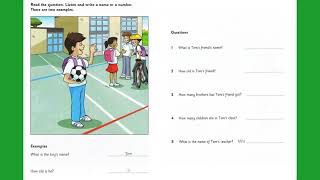 STARTERS 1 - TEST 1 - PART 2