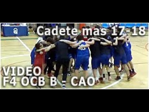 Cadete Masculino 17-18 F4 OCB B vs CAO
