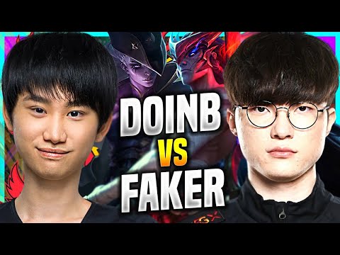 Preseason 11 |  FPX DoinB Plays Diana vs T1 Faker Yone! FPX DOINB vs T1 FAKER ( WHO IS THE BEST? )