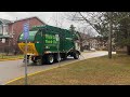 CNG Waste Management Mack MRU McNeilus Front Loader CNG 213076