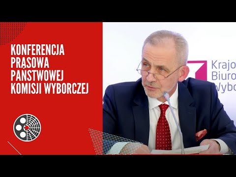 Konferencja prasowa Państwowej Komisji Wyborczej - II tura, 21.04.2024 r. godz.18:30