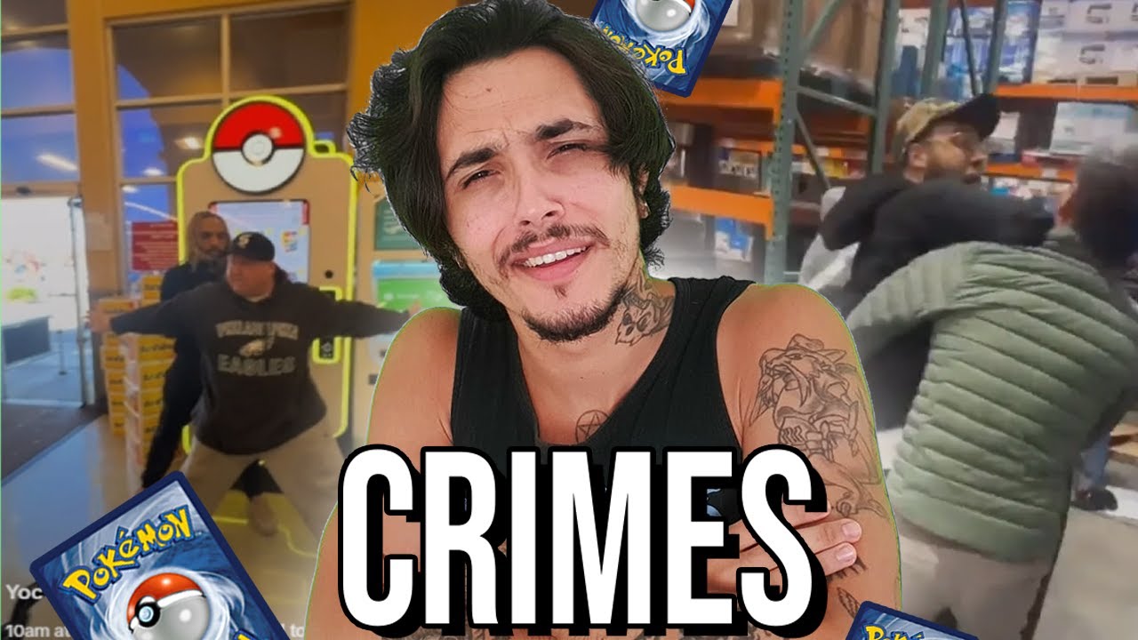Adultos perdendo a linha por cartas Pokemon (crimes foram cometidos)