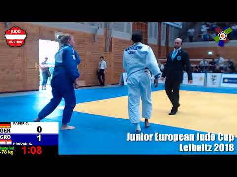-78 kg Quarter-Final (26) - FABER, Christina (GER) vs. PRODAN, Karla (CRO