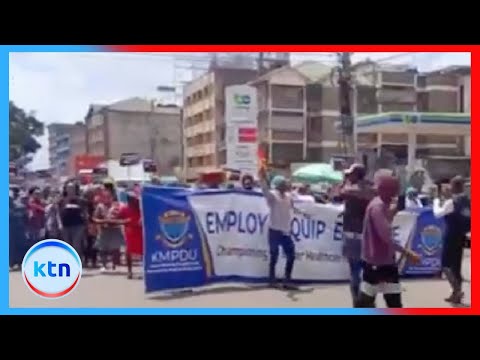 Doctors, Activists Protest in Kiambu Over 138-Day Health Stalemate