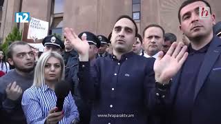 Ինչո՞ւ եք կտրում թեղիները. բողոքի ակցիա քաղաքապետարանի մոտ: Լրաբեր - 3.04.2024