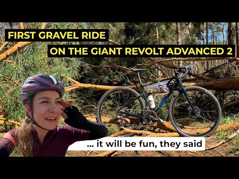 What the heck?! First test ride through Brandenburg on my new Giant Revolt Advanced 2 gravel bike