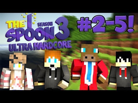 MOTHER OF MARATHONS! - The Spoon UHC - 3 Eps In 1! /w ShakeJuntMC & Pixel Cutie & MinecraftsMartin