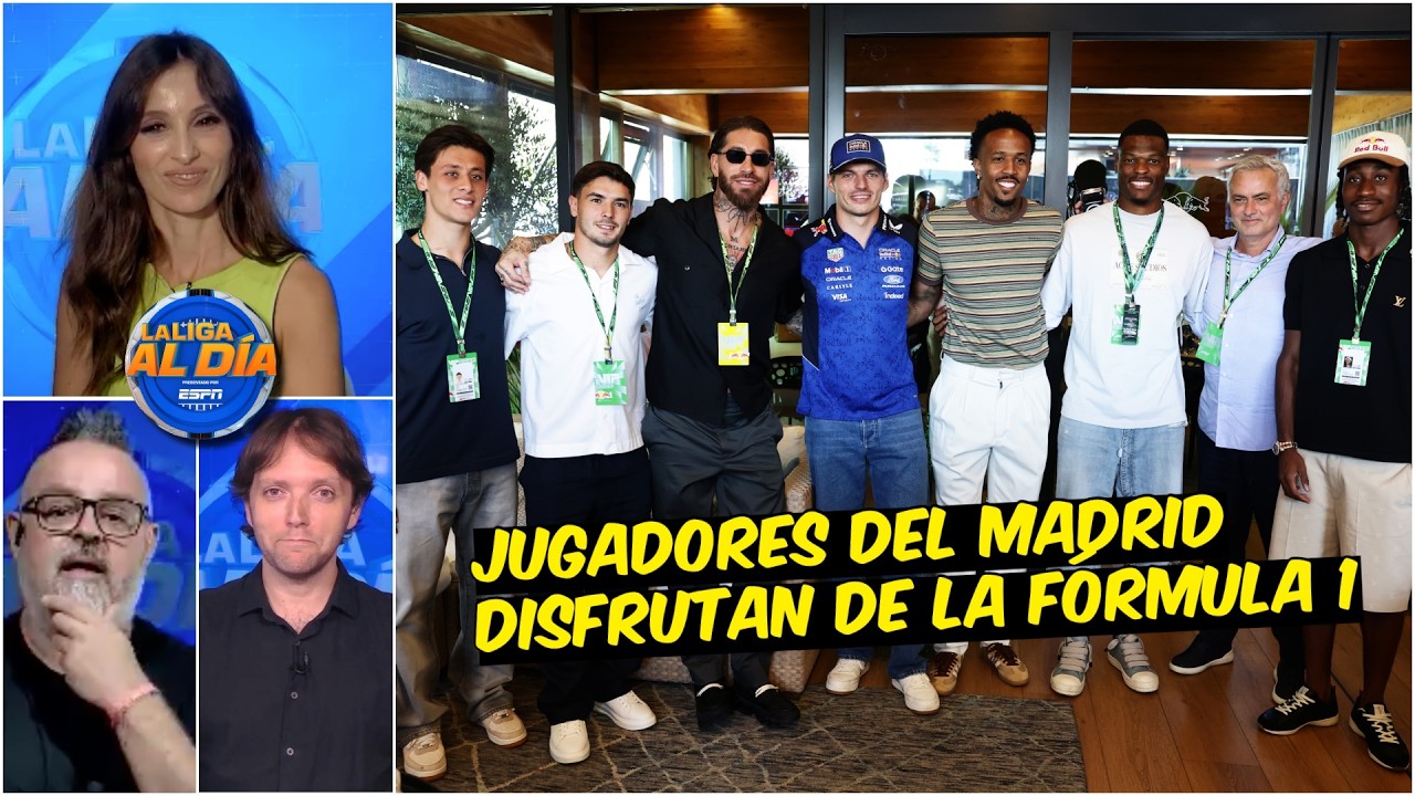 Sergio Ramos SE UNE a Mourinho y jugadores del Real Madrid en la Formula 1 | La Liga al Día