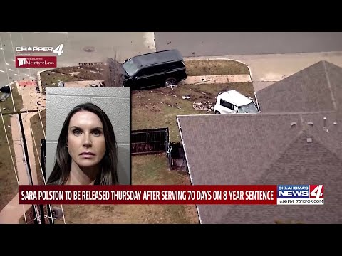 Sara Polston to be released Thursday after serving 70 days on 8 year sentence