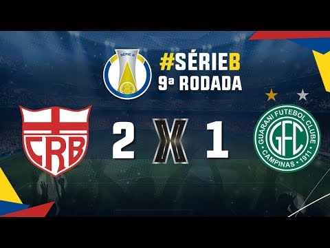 Gols de CRB 2x1 Guarani, Campeonato Brasileiro Série B, 2019