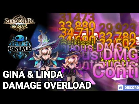 @GenesisPrime Linda and Gina - Damage Overload - Summoners War