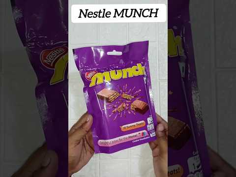 Nestle MUNCH #shorts #youtubeshorts #ytshorts #foodie  #unboxing  #review #munch #viral  #chocolate