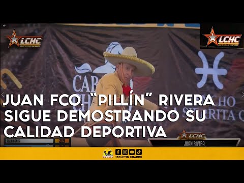 Juan Fco. “Pillín” Rivera sigue demostrando su calidad deportiva.