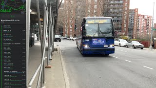 *[FULL BUS JOURNEY!]* The Friday Morning Run on the QM40!