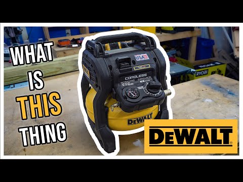 DeWALTS 20-Volt Cordless Air Compressor with Flexvolt Advantage!