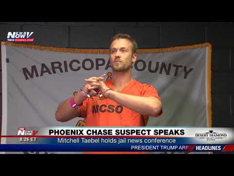 CHASE SUSPECT SPEAKS: Mitchell Taebel holds jail news conference (FNN)