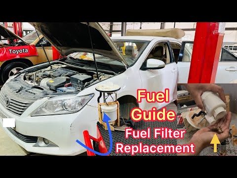How To Replace Fuel Filter Toyota Camry 2014 | Full Tutorial