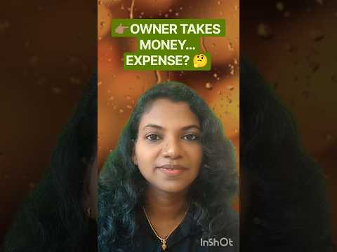 Owner's Withdrawal vs Expense