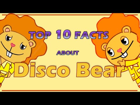 Top 10 Facts About DISCO BEAR From Happy Tree Friends (Character review)