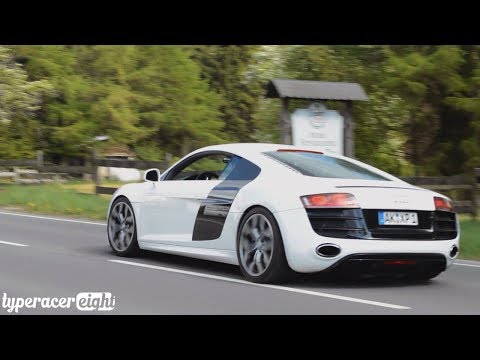 Audi R8 V10 w/ Capristo exhausts! LOUD Acceleration!