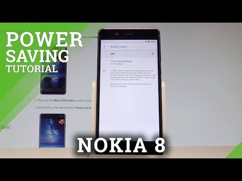 How to Enable Power Saving Mode on NOKIA 8 - Save Battery |HardReset.Info