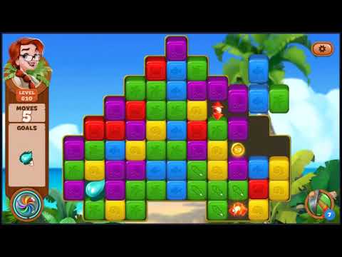 Lost Island Blast Adventure Level 610 - NO BOOSTERS 🏝️ | SKILLGAMING ✔️