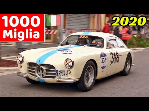 1000 Miglia 2020 Highlights - Day 2, Gambettola (FC) - Alfa 6C 1750 Zagato, Mercedes 300 SL & More!