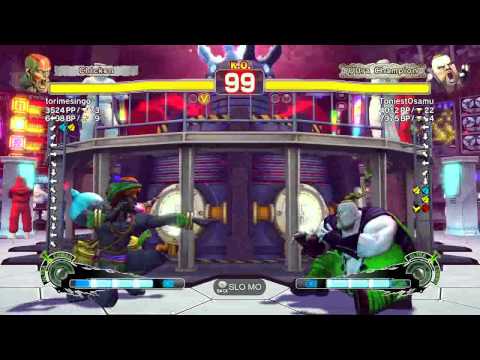 SSF4 AE Dhalsim (torimesingo) vs Rufus (ToniestOsamu) Japanese Ranking Match