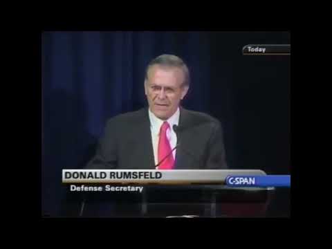 Donald Rumsfeld gives speech on 9 10 01  Missing 2.3$ Trillion Dollars from the Pentagon