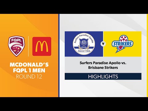 McDonald's FQPL 1 Men R12 - Surfers Paradise Apollo vs. Brisbane Strikers Highlights