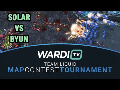 SEMI-FINALS! - ByuN vs Solar (TvZ) - WardiTV Map Contest Tournament [StarCraft 2]