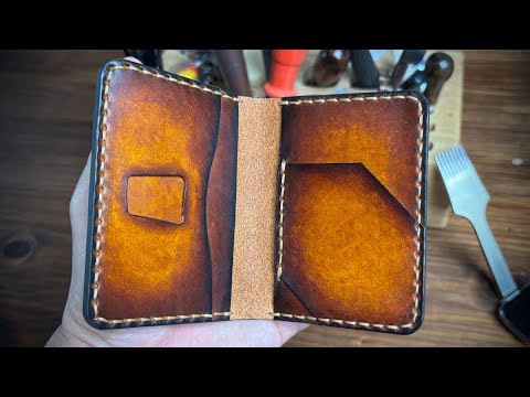 The Most Time-Consuming Wallet I’ve Ever Made… But Totally Worth It! #leathercraft #asmr 