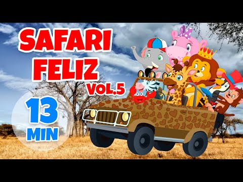 Safari Feliz Vol. 5 - Giramille 13 min | Desenho Animado Musical