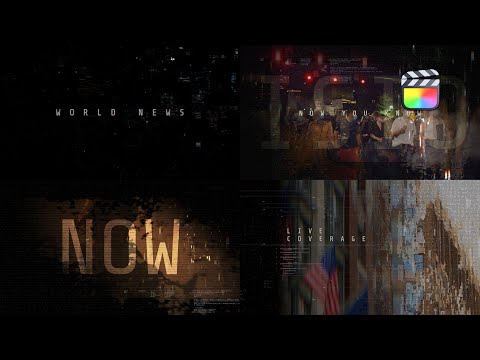 World News Modular Template for Final Cut Pro — MotionVFX